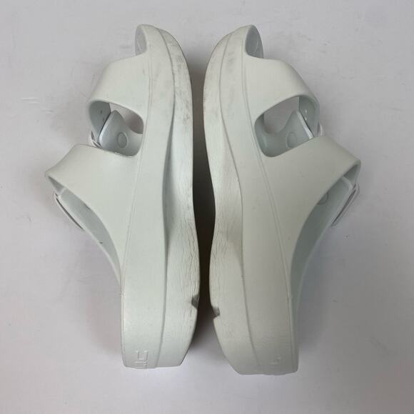 Telic Boise Bliss Recovery Arch Support Sandals White Slides Size M/9 - Picture 7 of 9